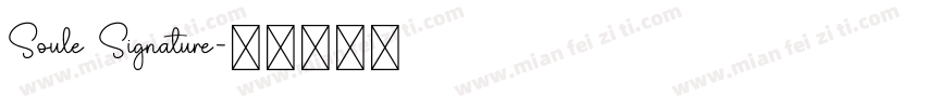 Soule Signature字体转换